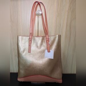 Shiraleah Metallic Gold Tote